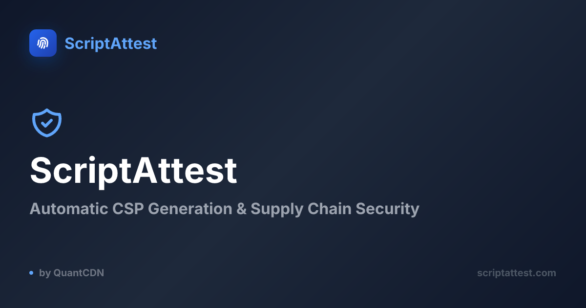 Implementing Subresource Integrity (SRI) - Documentation | ScriptAttest